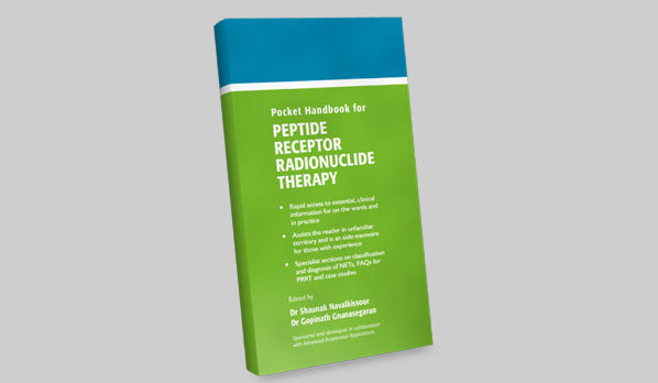 Image of the Pocket Handbook for PRRT. Receive a copy of the handbook.